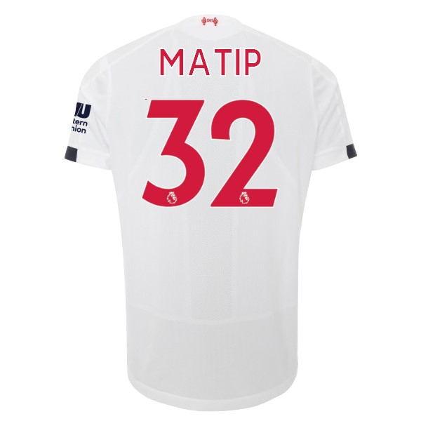 Camiseta Liverpool NO.32 Matip 2ª Kit 2019 2020 Blanco